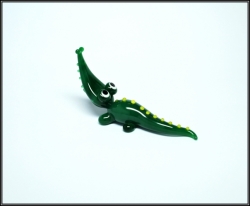 Krokodýl - skleněná figurka